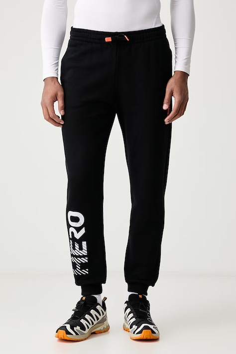Rossignol Spodnie dresowe męskie bawełniane HERO czarne regular waist RLPMP10