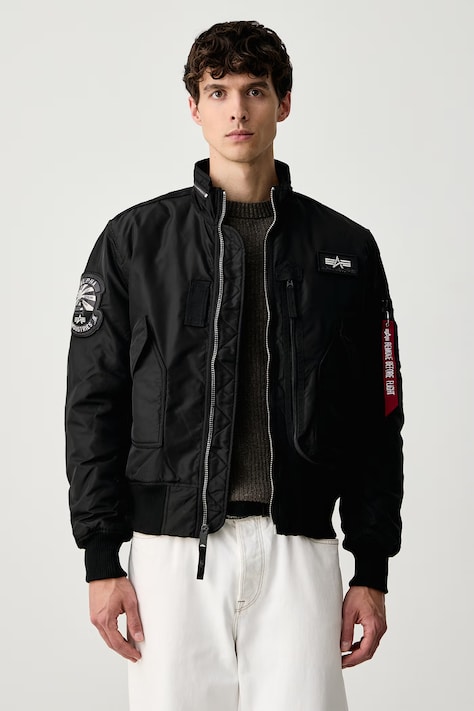 Alpha Industries Kurtka przejściowa męska Aviation Jackets Engine czarna 103101