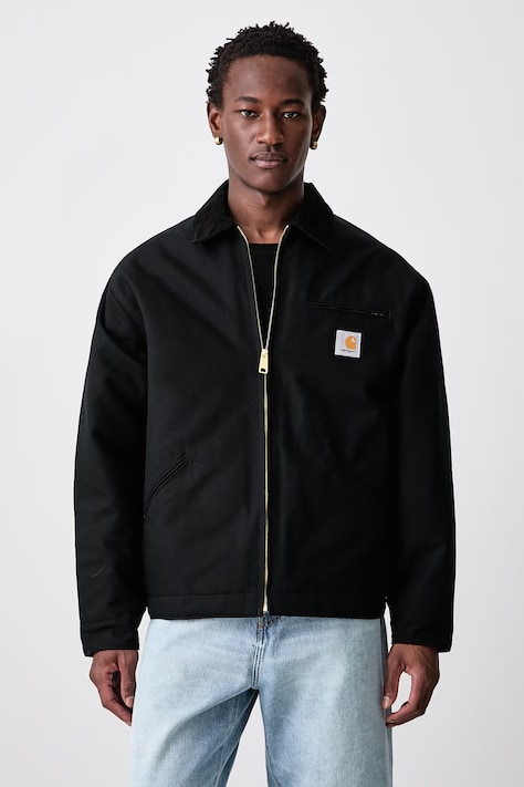 Carhartt WIP OG Detroit Jacket giacca corta in cotone da uomo nera I027358
