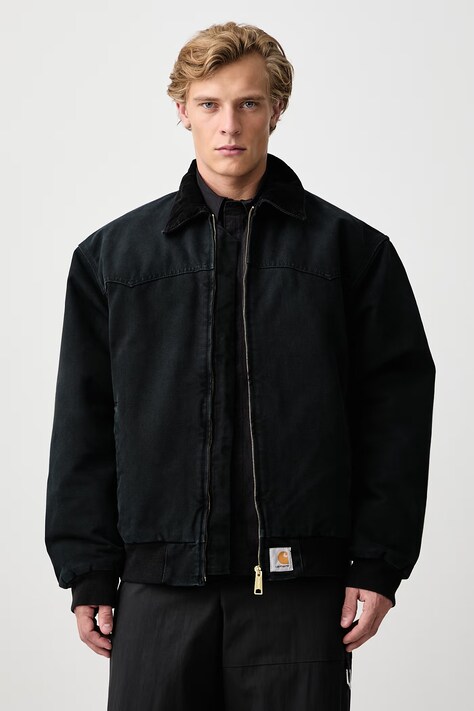 Carhartt WIP OG Santa Fe Jacket krótka kurtka bawełniana męska czarna I037056