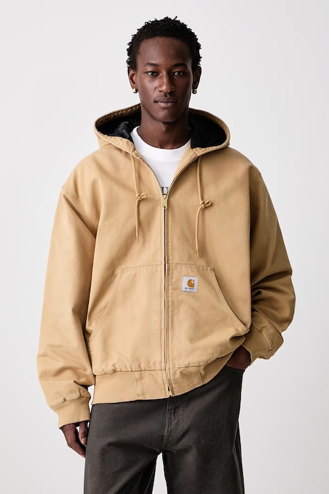 Carhartt WIP OG Active Jacket giacca corta in cotone da uomo beige I037584