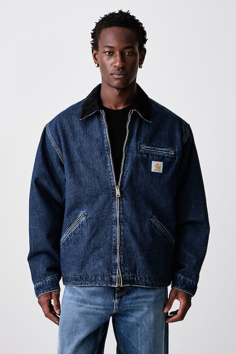 Carhartt WIP OG Detroit Jacket giacca corta in jeans da uomo blu I037535