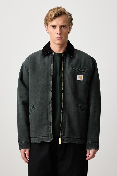 Carhartt WIP OG Detroit Jacket krótka kurtka bawełniana męska czarna I035614