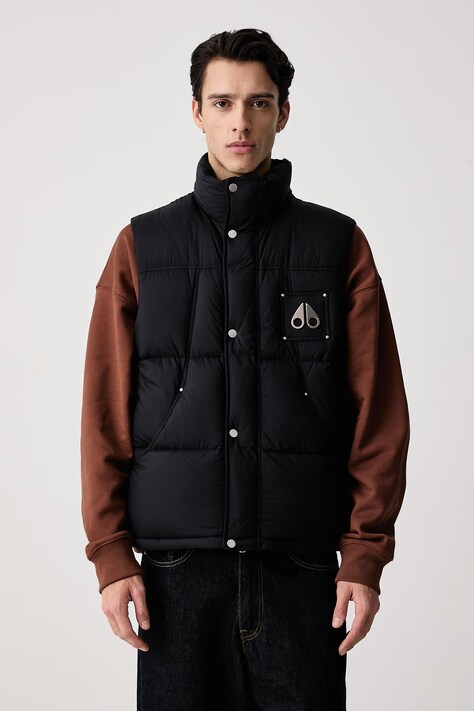 MOOSE KNUCKLES Bezrękawnik puchowy męski czarny M36MV459