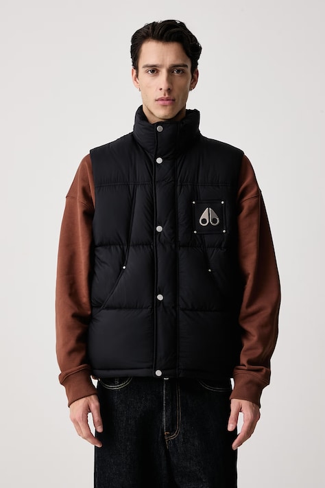 MOOSE KNUCKLES Bezrękawnik puchowy męski czarny M36MV459