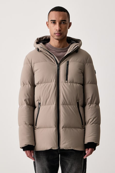 MOOSE KNUCKLES Kurtka puchowa męska beżowa M36MJ135