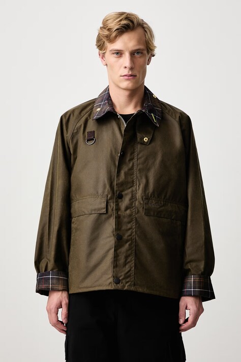 Barbour Kurtka przejściowa męska zielona MWX2584