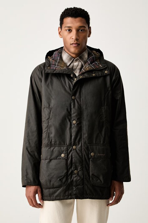 Barbour parka męska woskowana Bedale zielona MWX2494