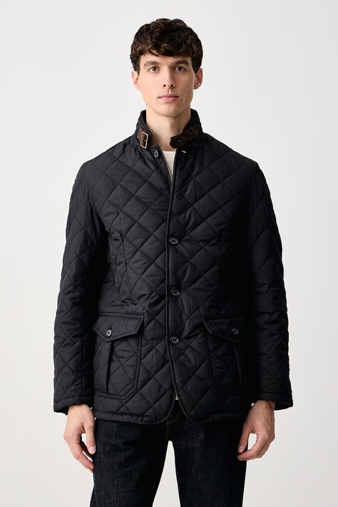 Barbour Krótka kurtka męska granatowa MQU0508