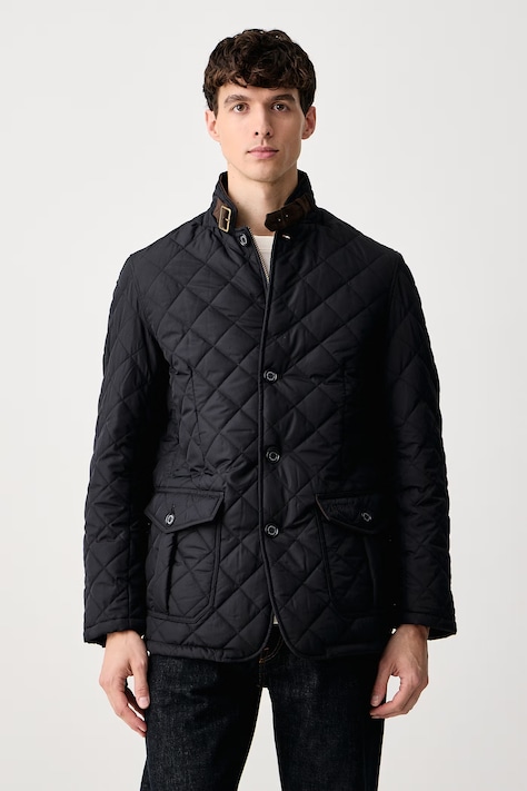 Barbour Krótka kurtka męska granatowa MQU0508