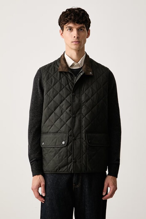 Barbour bezrękawnik męski Lux zielony MGI0339