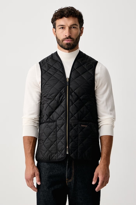 Barbour Bezrękawnik męski czarny MLI0001