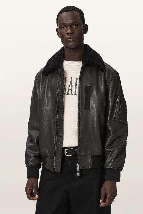 AllSaints Kurtka męska DARBY czarna M010LF