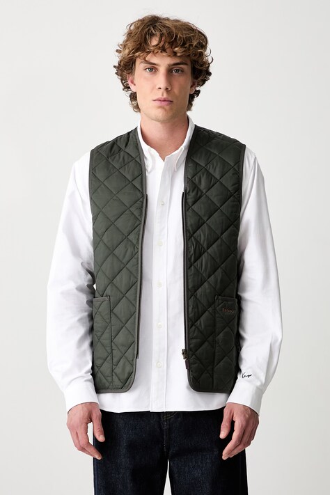 Barbour bezrękawnik męski zielony MLI0001