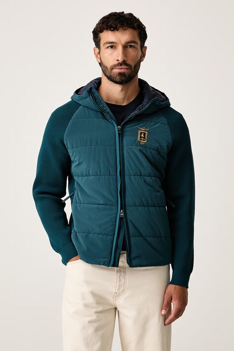 Aeronautica Militare Férfi átmeneti kabát türkiz AM1389UCL00005