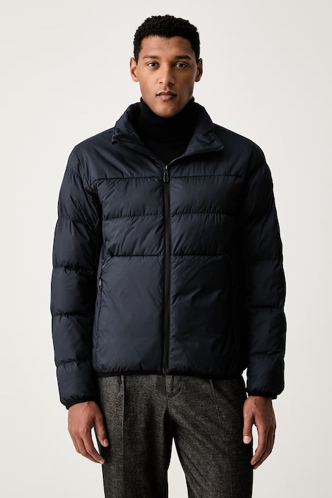 BOSS Green демисезонная куртка для мужчин OW_Urbanex Puffer тёмно-синяя 50569136