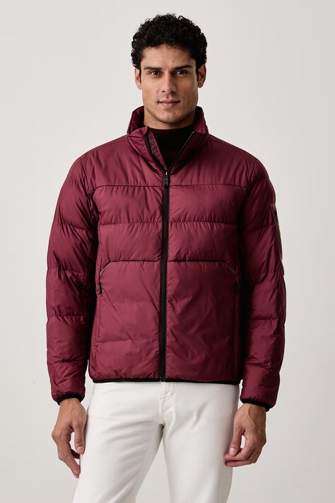 BOSS Green Geacă de tranziție pentru bărbați OW_Urbanex Puffer roz 50569136