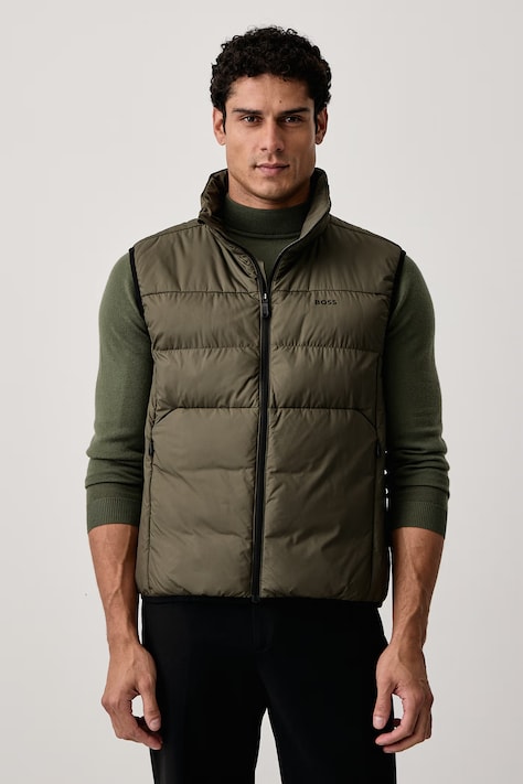 BOSS Green Vestă pentru bărbați OW_Urbanex Puffer V verde 50565207