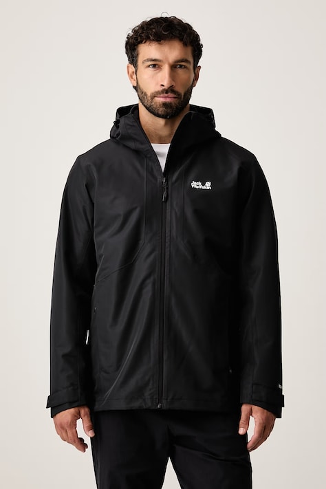 Jack Wolfskin Kurtka 3w1 męska STONETRAIL czarna A66291