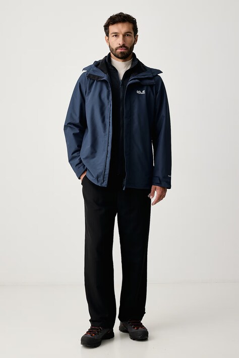 Jack Wolfskin Kurtka trekkingowa męska PINETRAIL granatowa A66288