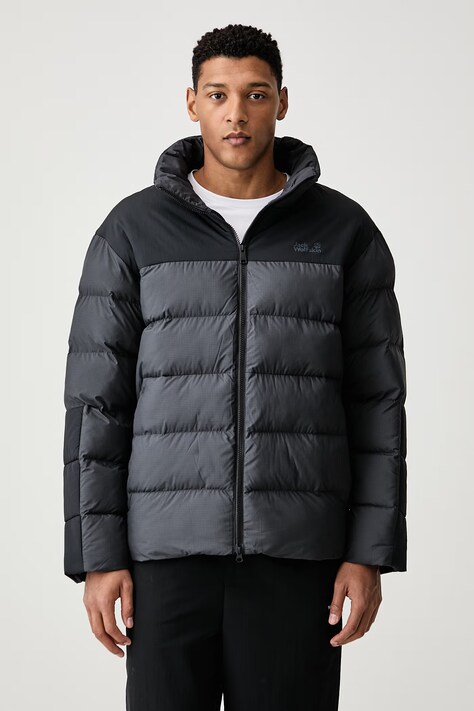 Jack Wolfskin Kurtka pikowana męska ICY HOLLOW szara A66207