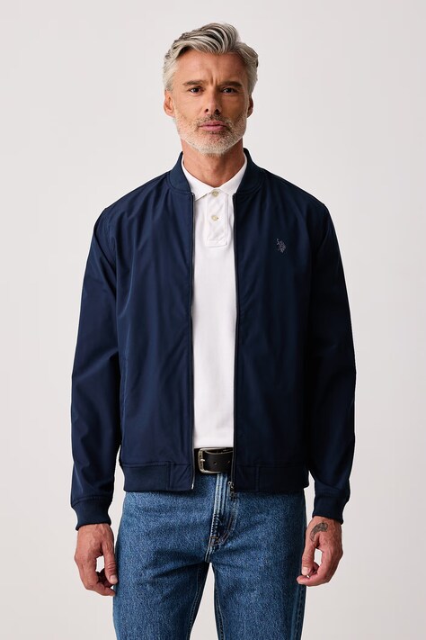 U.S. Polo Assn. Bomber jakna za muškarce SMART mornarsko plava MUP4689
