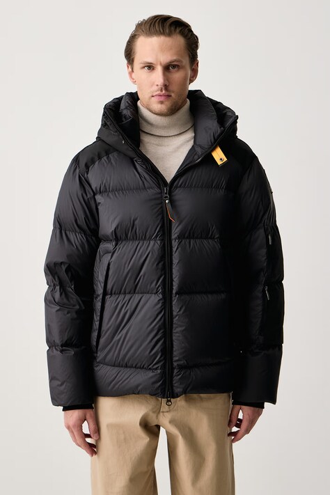 Parajumpers Kurtka puchowa męska TYRIK czarna PMPUEN020541