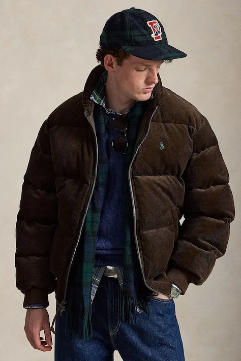 Polo Ralph Lauren kurtka puchowa męska brązowa 710B30162