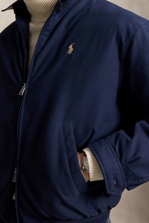 Polo Ralph Lauren Geacă bomber pentru bărbați bleumarin 710B15533