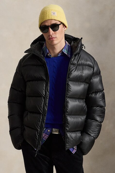 Polo Ralph Lauren Kurtka puchowa męska czarna 710B23023