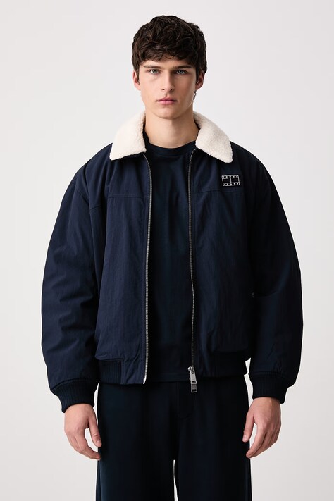 Tommy Jeans Prehodna jakna moška mornarsko modra DM0DM23499