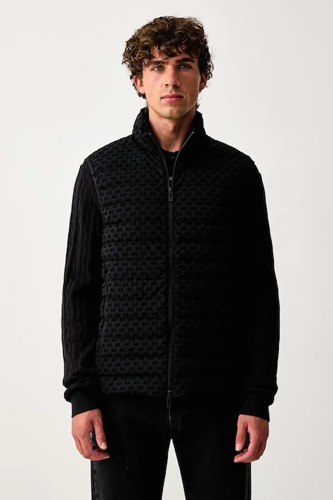 Armani Exchange Пуховая жилетка для мужчин чёрная XM003511 AF19870