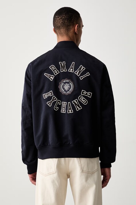 Armani Exchange dvostrana jakna za muškarce mornarsko plava XM003322 AF27108