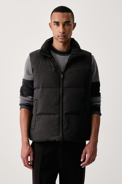 Calvin Klein Dvostrani prsluk za muškarce crni LV04LH525G