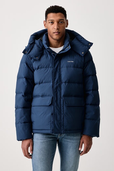 Calvin Klein Kurtka puchowa męska niebieska LV04LH506G