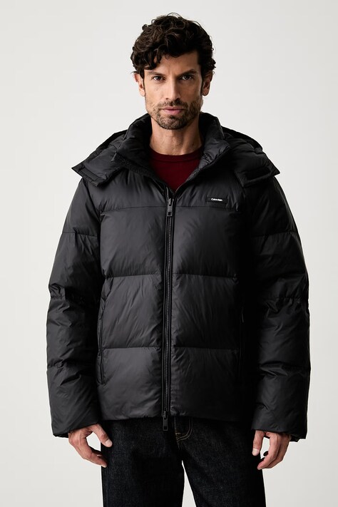 Calvin Klein kurtka puchowa męska czarna LV04LH503G