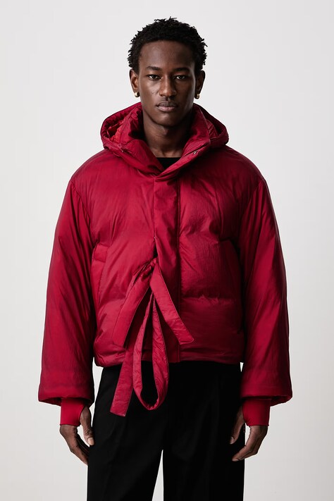 Y-3 W HD PUFF JKT зимова куртка чоловіча червона KT9755