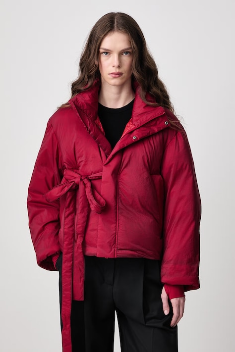 Y-3 W HD PUFF JKT zimná bunda pánska červená KT9755