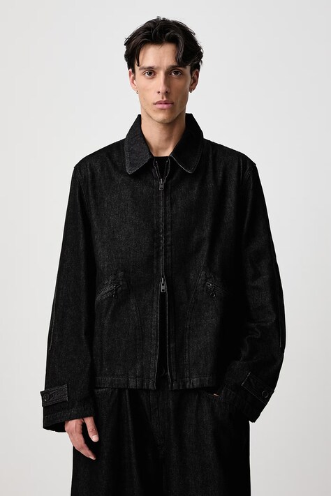 Y-3 M DENIM JKT kurtka jeansowa męska czarna KS3892