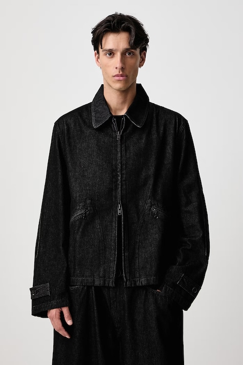 Y-3 M DENIM JKT kurtka jeansowa męska czarna KS3892