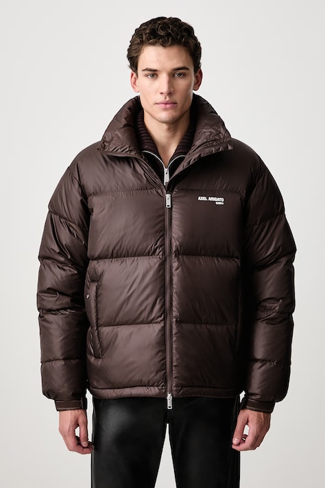 Axel Arigato Observer Puffer kurtka puchowa męska brązowa A4449002