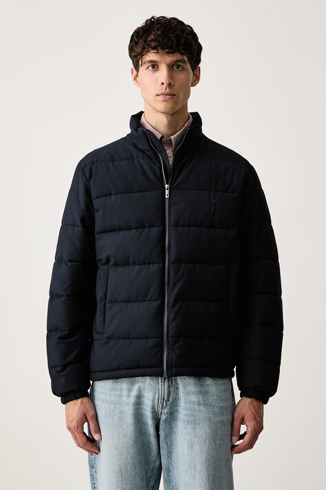 Trussardi kurtka pikowana męska z wiskozą granatowa 8006M000032N