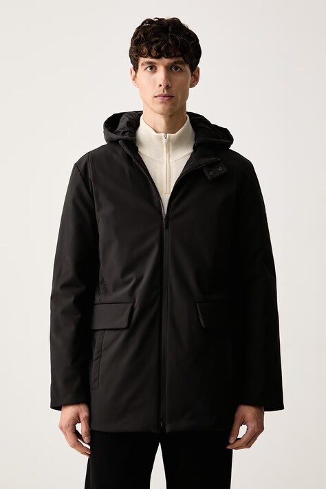 Trussardi péřová bunda pánská černá 8011M000037N