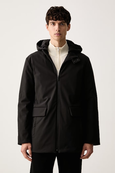 Trussardi péřová bunda pánská černá 8011M000037N