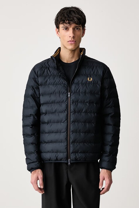 Fred Perry Kurtka pikowana męska granatowa J4564