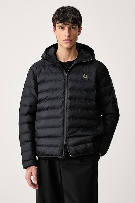 Fred Perry Kurtka pikowana męska czarna J8553