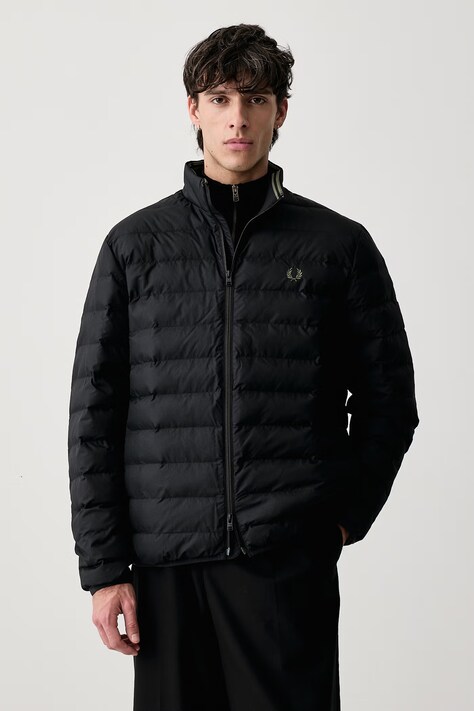 Fred Perry Kurtka pikowana męska czarna J4564