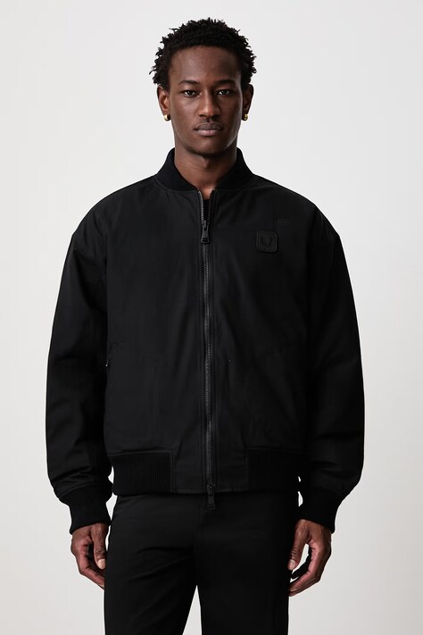Fred Perry Bomberka męska z bawełną czarna J3332