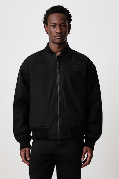Fred Perry Bomberka męska z bawełną czarna J3332