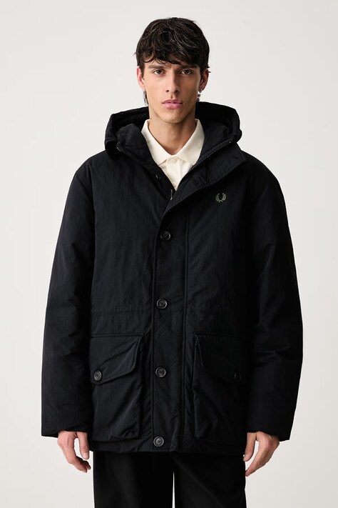 Fred Perry Parka męska czarna J3312